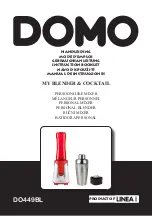 Linea 2000 DOMO DO449BL Instruction Booklet preview