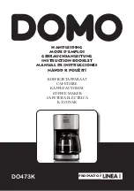 Linea 2000 DOMO DO473K Instruction Booklet предпросмотр