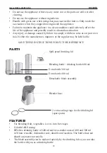 Preview for 39 page of Linea 2000 DOMO DO492BL Instruction Booklet