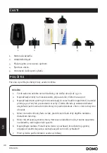 Предварительный просмотр 48 страницы Linea 2000 DOMO DO495BL Instruction Booklet