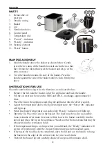 Preview for 38 page of Linea 2000 DOMO DO506FR Instruction Booklet