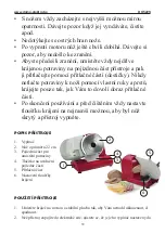 Preview for 39 page of Linea 2000 DOMO DO522S Instruction Booklet