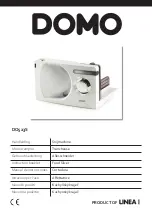 Linea 2000 DOMO DO523S Instruction Booklet предпросмотр