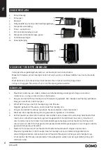 Preview for 6 page of Linea 2000 Domo DO536FR Instruction Booklet