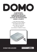 Linea 2000 DOMO DO601ED Instruction Booklet предпросмотр