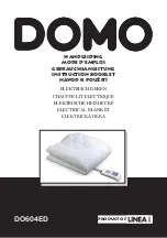 Предварительный просмотр 1 страницы Linea 2000 Domo DO604ED Instruction Booklet