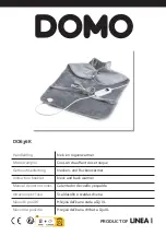 Linea 2000 DOMO DO636K Instruction Booklet preview