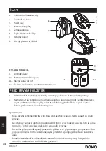 Предварительный просмотр 54 страницы Linea 2000 DOMO DO7108S Instruction Booklet