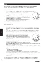 Предварительный просмотр 30 страницы Linea 2000 DOMO DO7111S Instruction Booklet