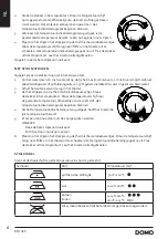 Предварительный просмотр 6 страницы Linea 2000 DOMO DO7113S Instruction Booklet