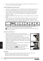 Preview for 42 page of Linea 2000 Domo DO715K Instruction Booklet