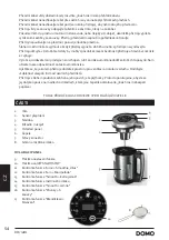 Preview for 54 page of Linea 2000 DOMO DO716BL Instruction Booklet