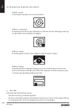 Предварительный просмотр 10 страницы Linea 2000 DOMO DO7288S Instruction Booklet