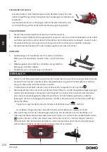 Preview for 20 page of Linea 2000 DOMO DO7292S Instruction Booklet