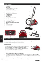 Preview for 40 page of Linea 2000 DOMO DO7292S Instruction Booklet