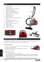 Preview for 54 page of Linea 2000 DOMO DO7292S Instruction Booklet