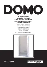 Linea 2000 Domo DO7315M Instruction Booklet preview