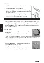 Preview for 22 page of Linea 2000 Domo DO7318R Instruction Booklet