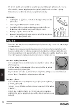 Предварительный просмотр 32 страницы Linea 2000 DOMO DO7319R Instruction Booklet