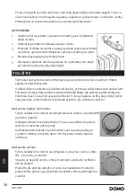 Предварительный просмотр 38 страницы Linea 2000 DOMO DO7319R Instruction Booklet