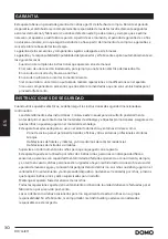 Preview for 30 page of Linea 2000 DOMO DO7351CH Instruction Booklet