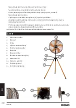 Предварительный просмотр 40 страницы Linea 2000 Domo DO8146 Instruction Booklet