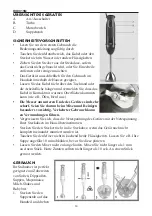 Предварительный просмотр 14 страницы Linea 2000 Domo DO9015M Instruction Booklet