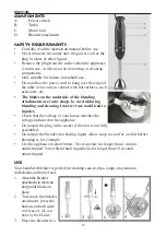 Предварительный просмотр 16 страницы Linea 2000 Domo DO9015M Instruction Booklet