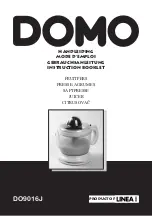 Linea 2000 DOMO DO9016J Instruction Booklet preview
