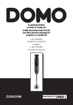 Linea 2000 DOMO DO9026M Instruction Booklet preview