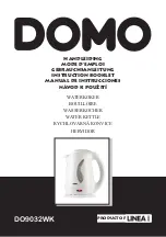 Linea 2000 DOMO DO9032WK Instruction Booklet предпросмотр