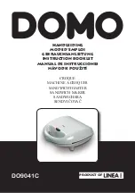 Preview for 1 page of Linea 2000 DOMO DO9041C Instruction Booklet