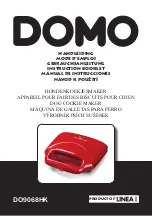 Linea 2000 DOMO DO9068HK Instruction Booklet preview