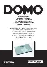 Linea 2000 DOMO DO9088W Instruction Booklet предпросмотр