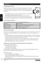 Preview for 28 page of Linea 2000 DOMO DO91131F Instruction Booklet