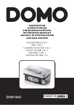 Linea 2000 DOMO DO9136C Instruction Booklet предпросмотр