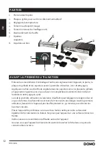 Предварительный просмотр 12 страницы Linea 2000 DOMO DO9190G Instruction Booklet