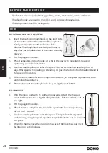 Предварительный просмотр 24 страницы Linea 2000 DOMO DO9193M Instruction Booklet