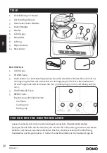 Preview for 26 page of Linea 2000 Domo DO9207I Instruction Booklet