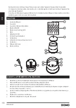 Preview for 10 page of Linea 2000 DOMO DO9215AV Instruction Booklet