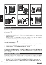 Preview for 16 page of Linea 2000 DOMO DO9215AV Instruction Booklet