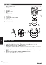 Preview for 30 page of Linea 2000 DOMO DO9215AV Instruction Booklet