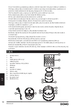 Preview for 34 page of Linea 2000 DOMO DO9215AV Instruction Booklet