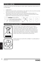 Preview for 36 page of Linea 2000 DOMO DO9215AV Instruction Booklet