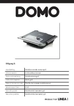 Linea 2000 DOMO DO9225G Instruction Booklet предпросмотр