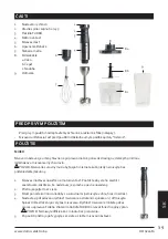 Preview for 39 page of Linea 2000 DOMO DO9226M Instruction Booklet