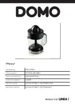 Linea 2000 Domo DO9235J Instruction Booklet preview