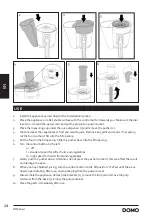 Предварительный просмотр 24 страницы Linea 2000 DOMO DO9236J Instruction Booklet