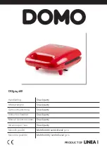 Linea 2000 DOMO DO9242W Instruction Booklet предпросмотр