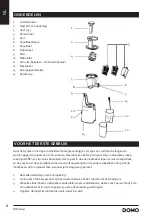 Preview for 6 page of Linea 2000 DOMO DO9248J Instruction Booklet